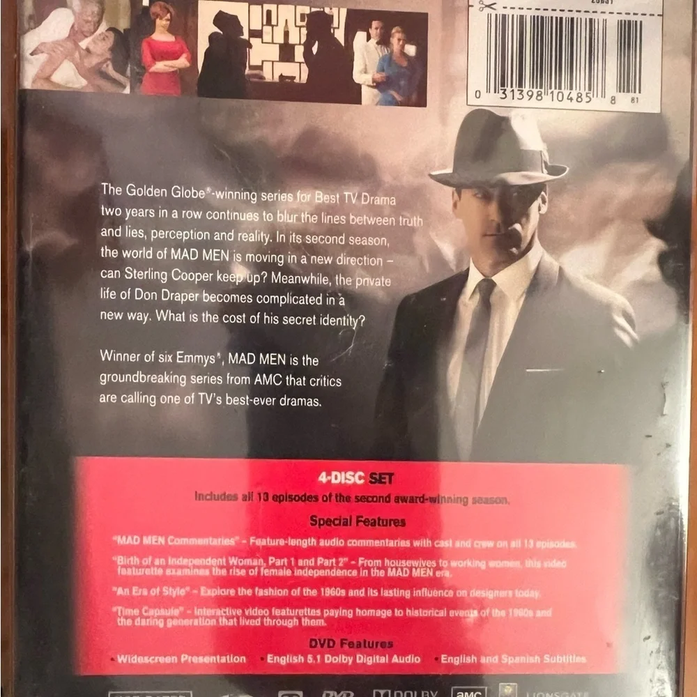 Mad Men season 1,2 and 3.